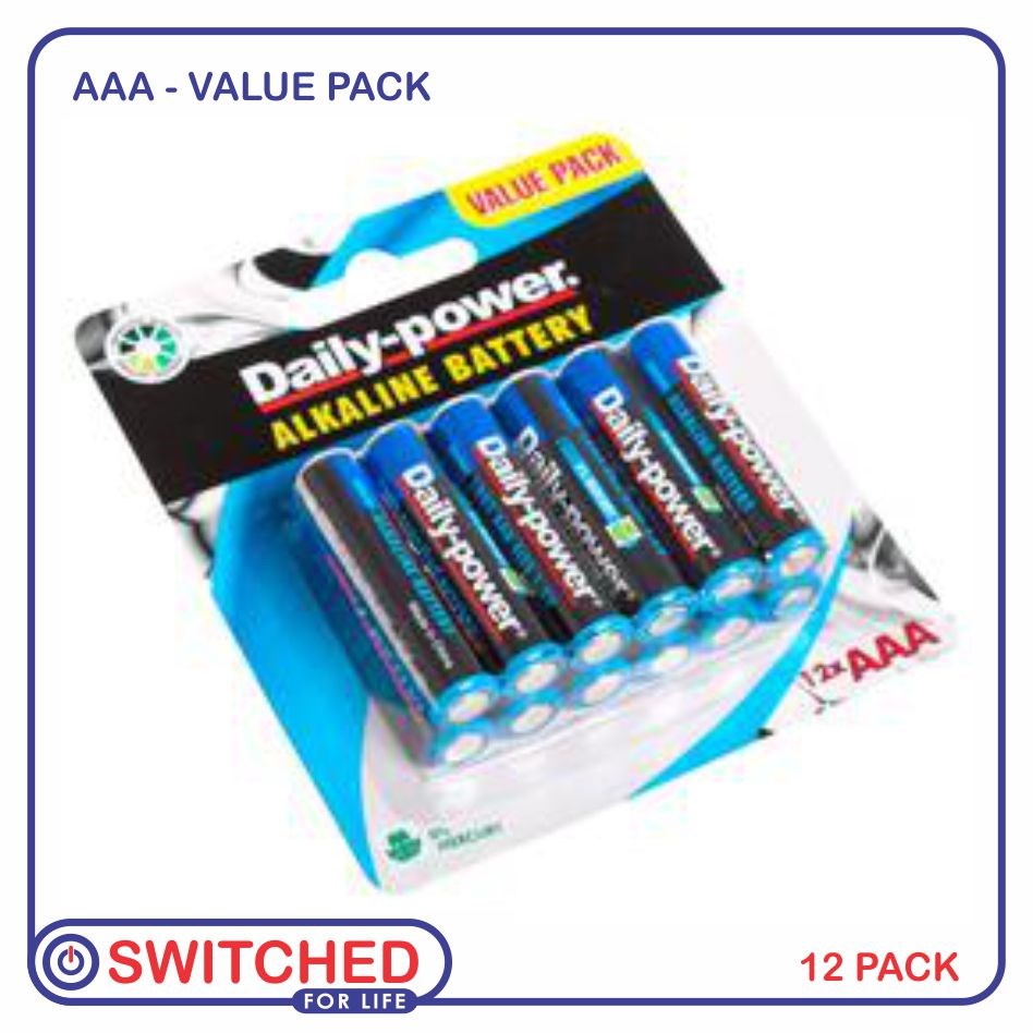 Daily Power - Alkaline Battery -AAA V/P x12