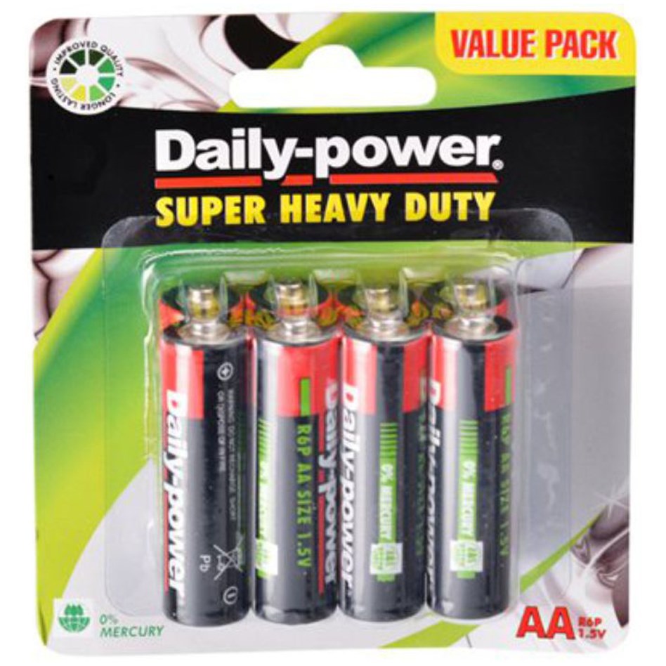 AA - 8 Pack - Super Heavy Duty - Daily Power