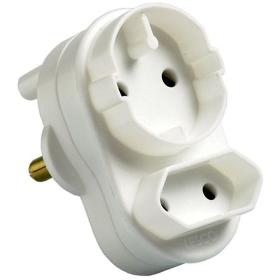Selectrix - Schuko Twin Adpater