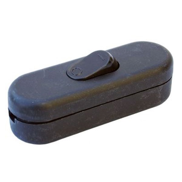 Inline Through Switch - Click To Choose - 10 Pack / Black