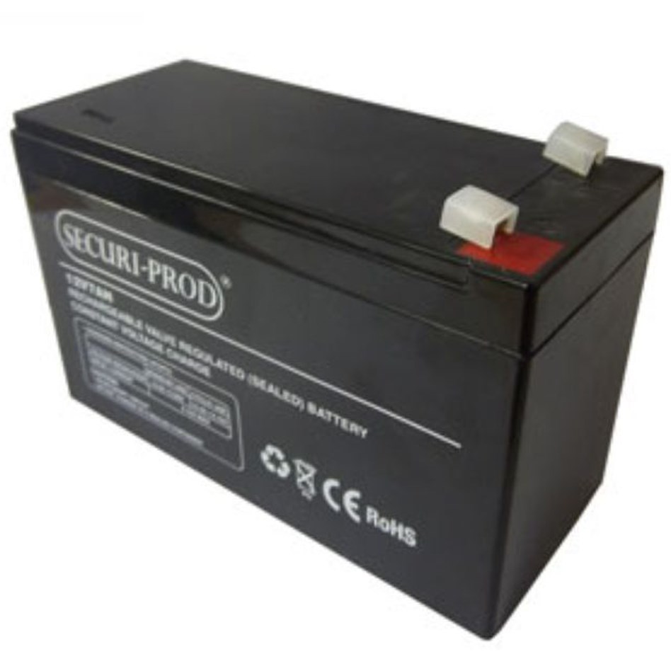 12V - 7AH Battery - Securi-Prod - 4.88mm Terminals