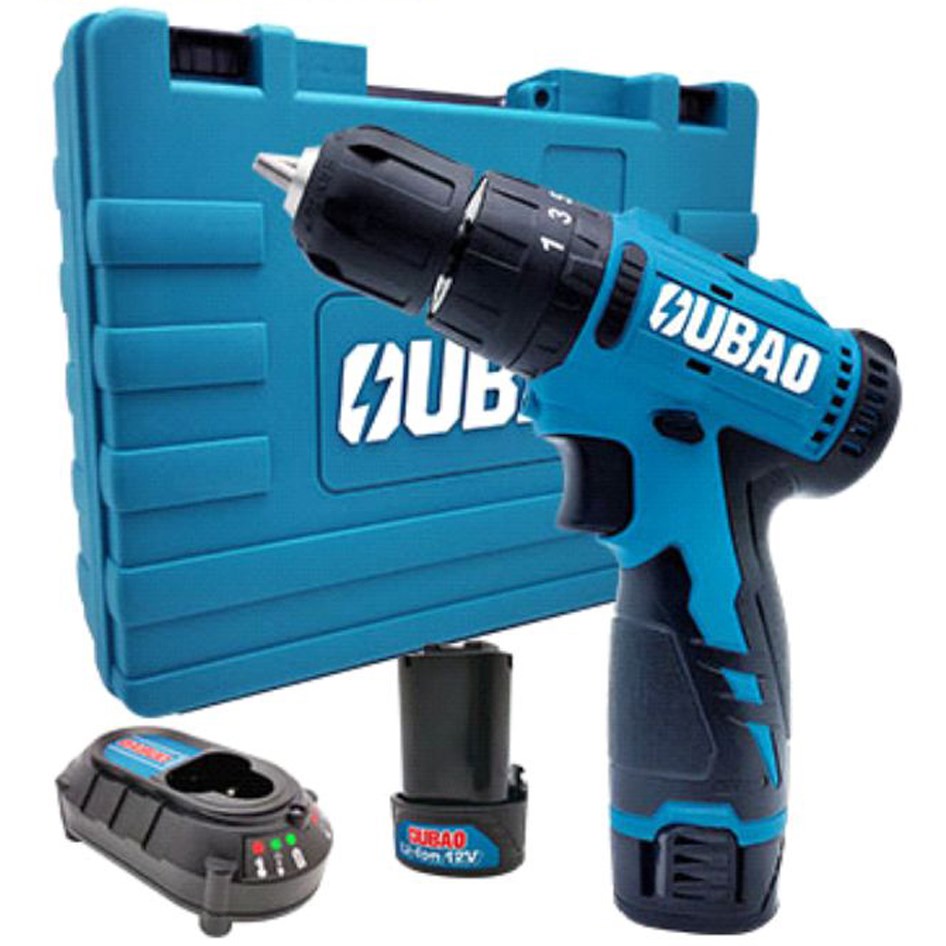 OB301D - Cordless Driver Drill - 12V - Brushed - Oubao