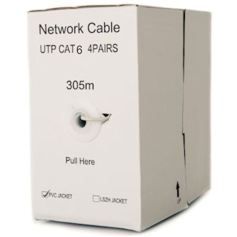 Cat 6 - CCA UTP Cable - 305m Roll
