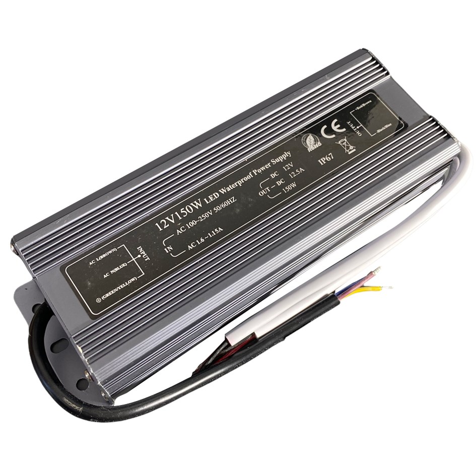 Power Supply - 12V - Waterproof - 150 Watt