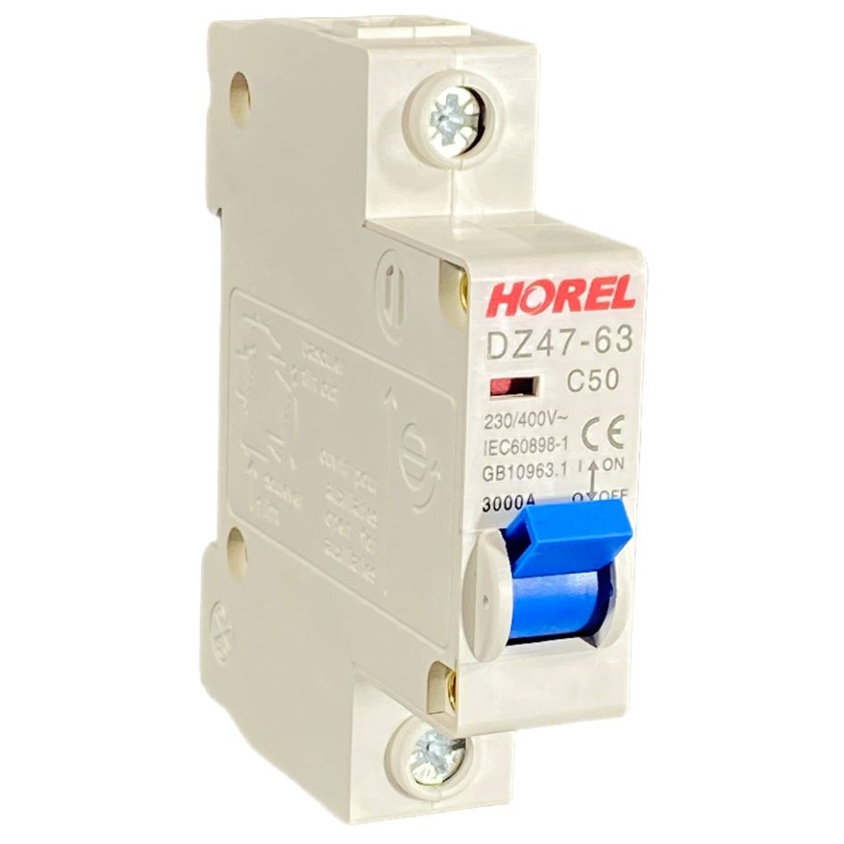Miniture Circuit Breaker - 1 Pole - 50 Amp