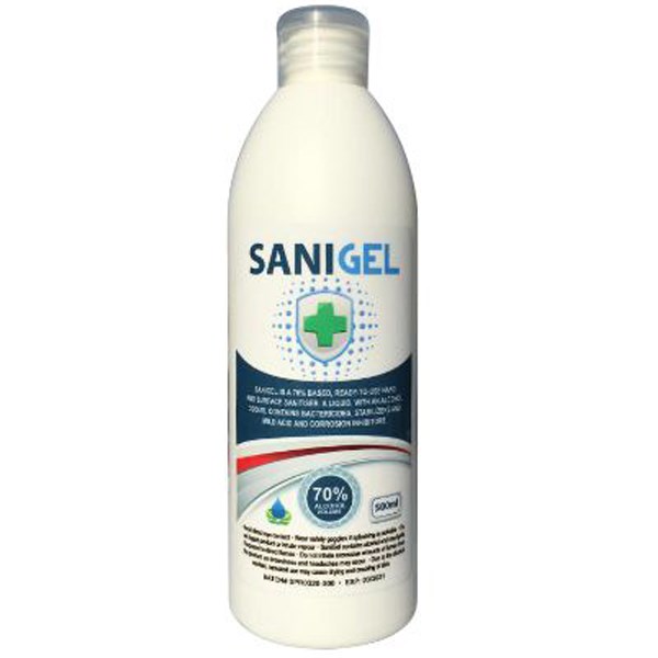 SaniGel - 500ml Sanitising Gel with Fliptop Lid - Sanitiser