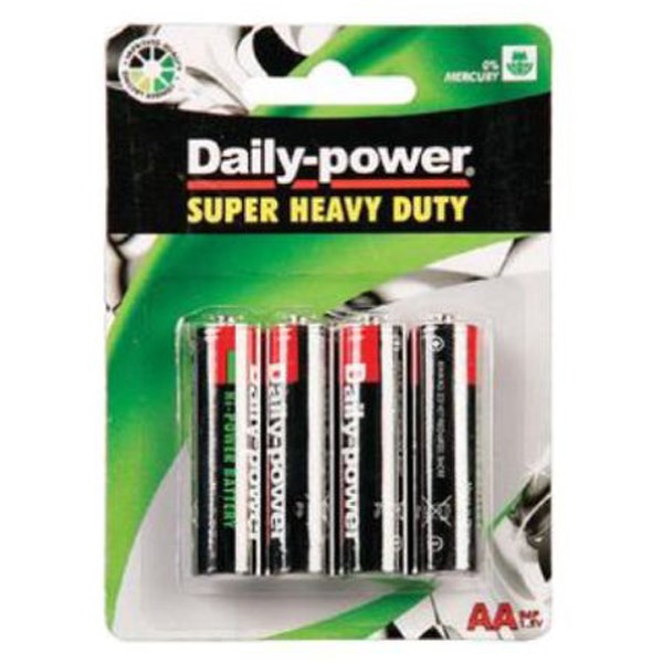 Daily Power - Super Heavy Duty - 4 x AA Battery