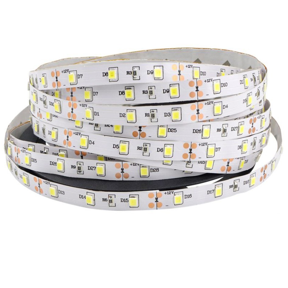 2835 - 24V - Non Waterproof - LED Striplight - 5m - Click to Choose - Daylight / 60