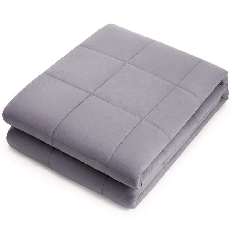 Sleepwell Science - Weighted Blanket - Click to Choose - 92cm x 122cm - 3.2Kg / Dark Grey