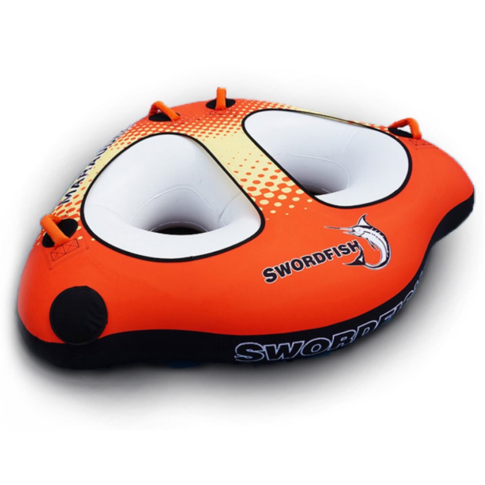 Marauder 2 Person (78"x60") Inflatable Towable Boat Tube