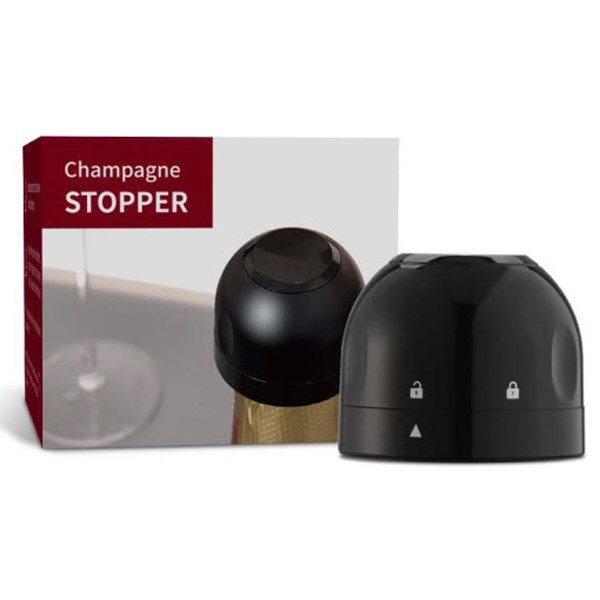 Champagne Lockable Resealable Stopper