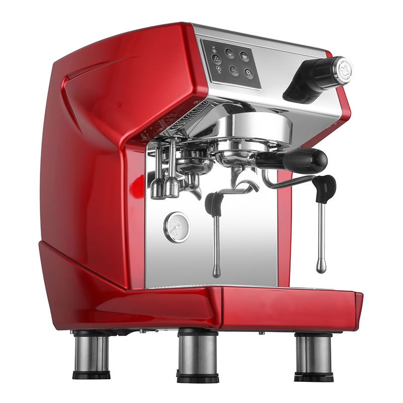 Commercial Coffee Machine - Espresso Machine - Red