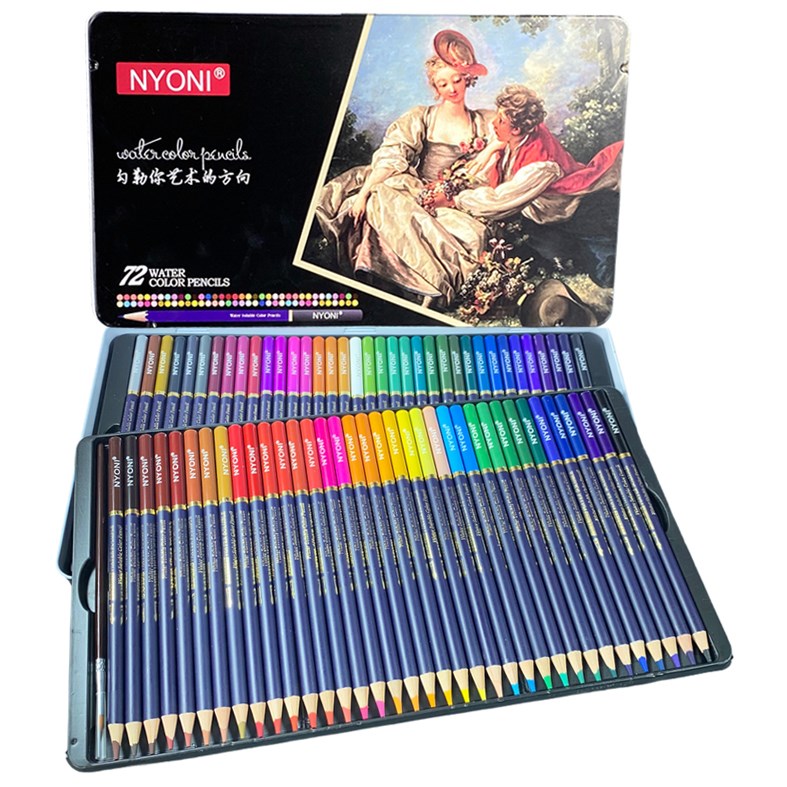 Nyoni - Water Color Pencils - 72 Colors / (SC N2872)