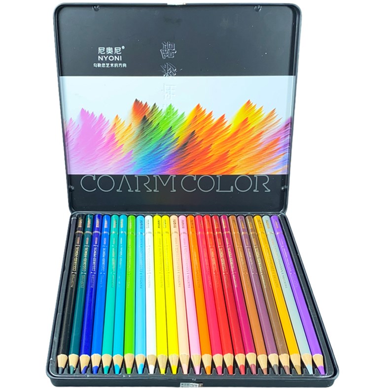 Nyoni - Oiled Color Pencils - 24 Colors / (SC N8520)