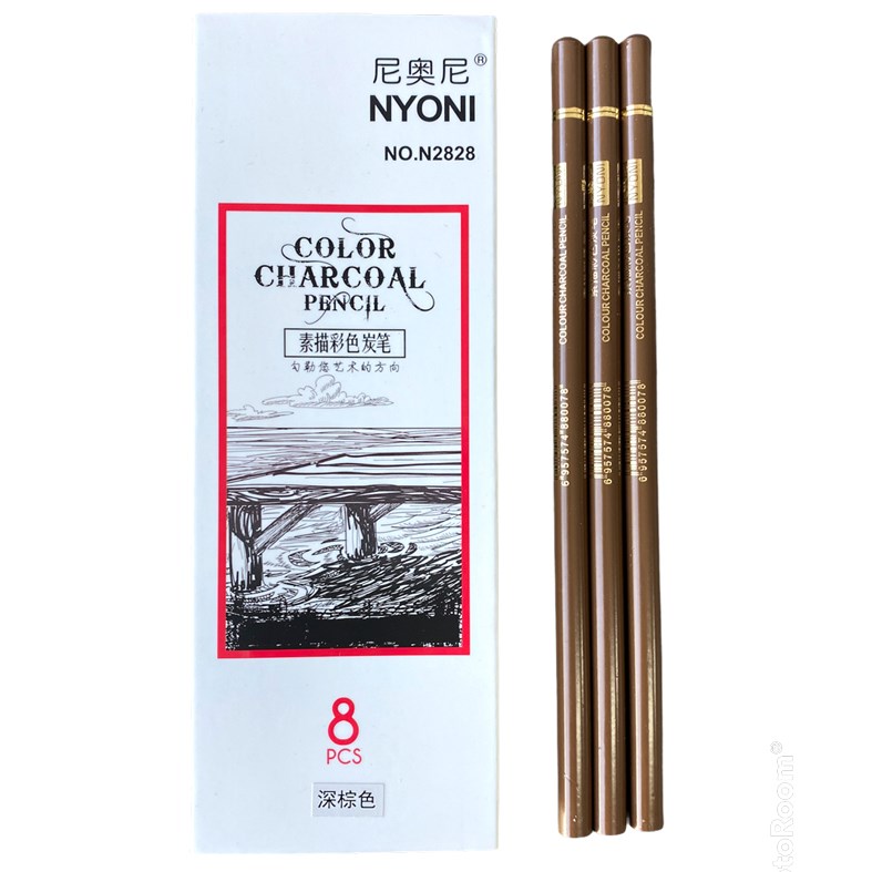 Nyoni - Color Charcoal Pencil - Black Brown / (SC N2828)