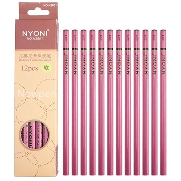 Nyoni - Dedicated Charcoal Sketch Pencil - Super Soft / (SC N2801)