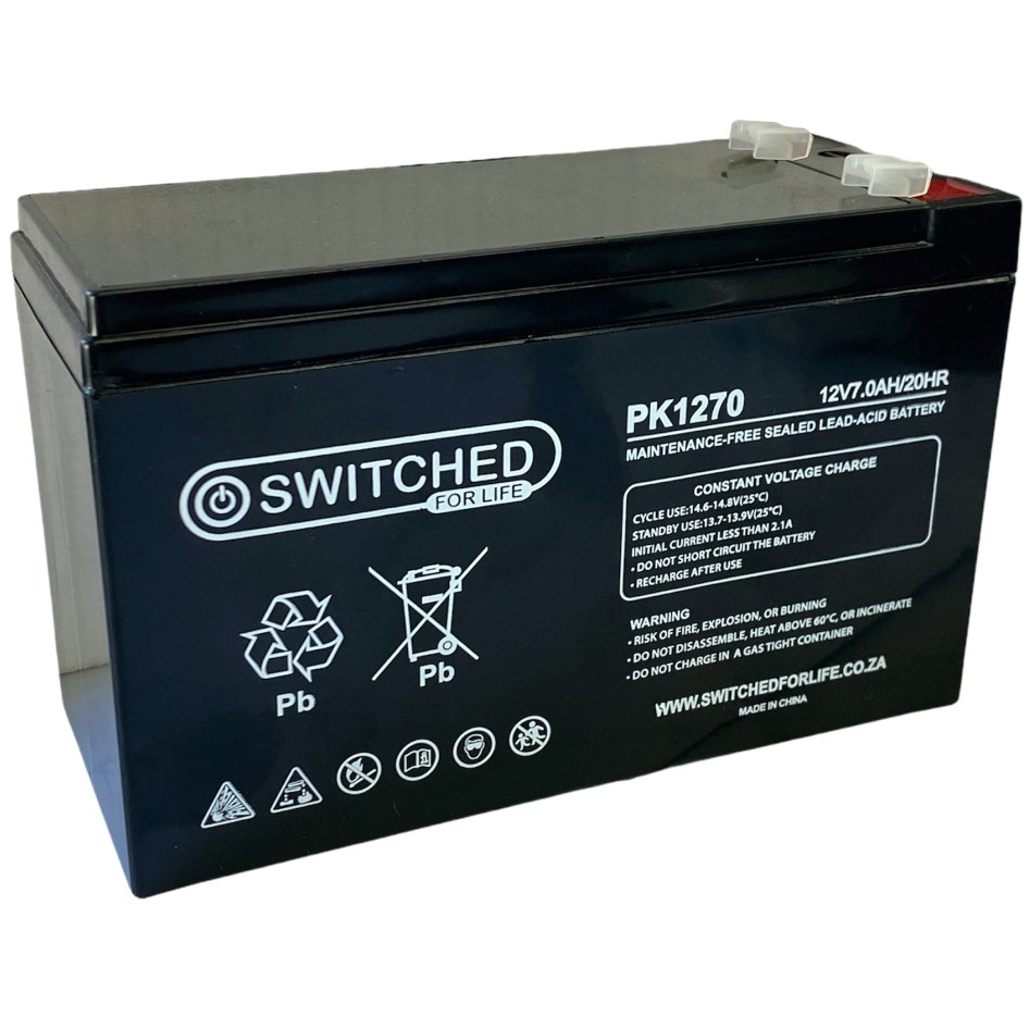Battery - 12V - 7AH - Switched For Life