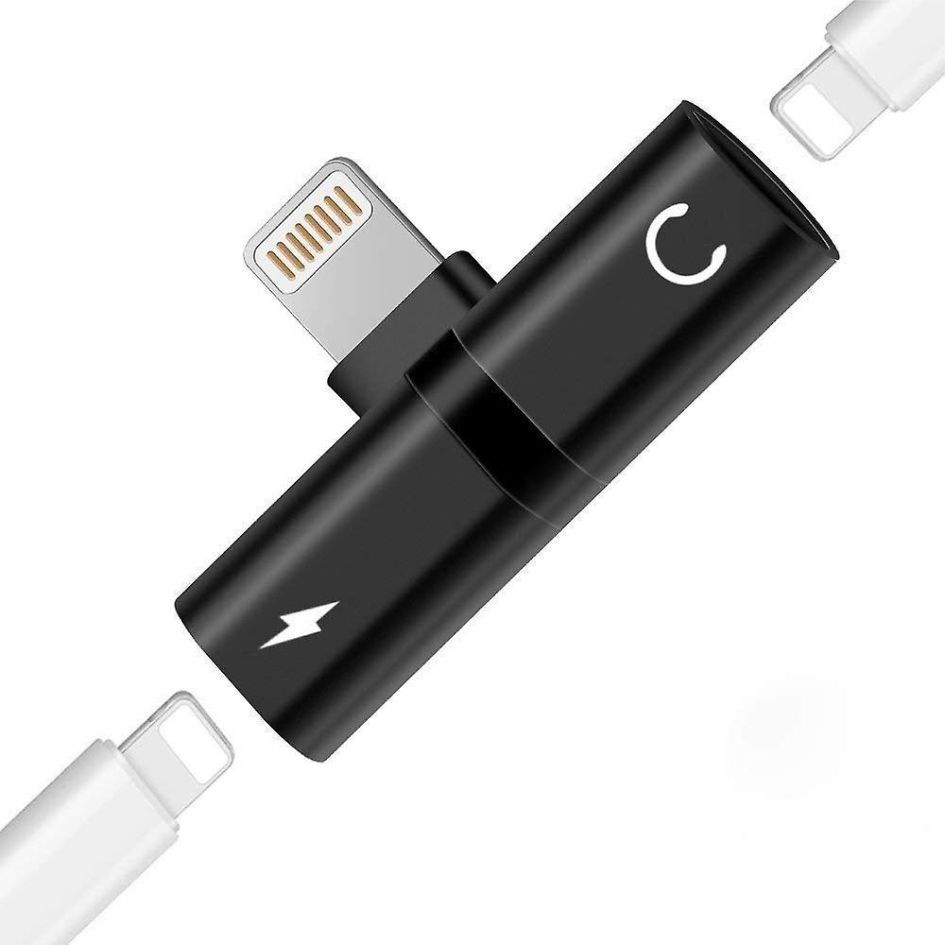 2 in 1 Lightning Charger Audio Converter Aux Splitter for iPhone