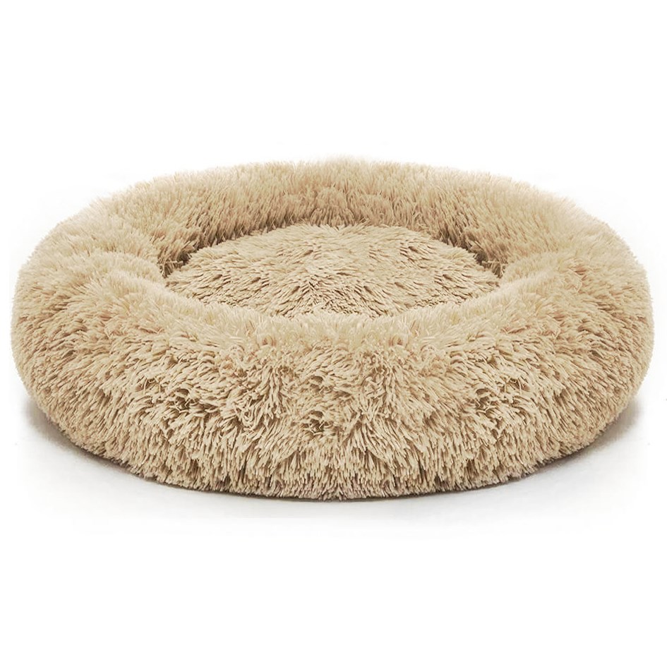 Plush Pet Bed - L - 70cm / Khaki