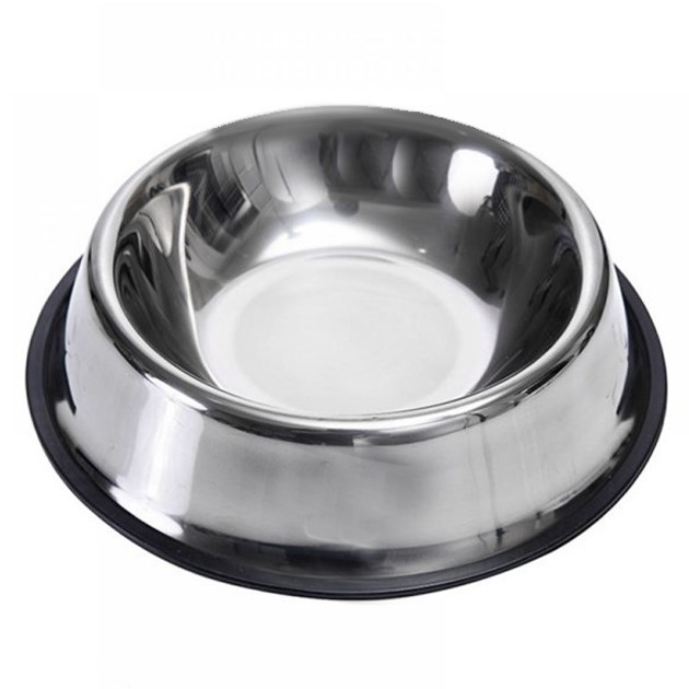 Non-Slip Stainless Steel Pet Bowl - XS - 10.5 x 15 x 3.5 cm