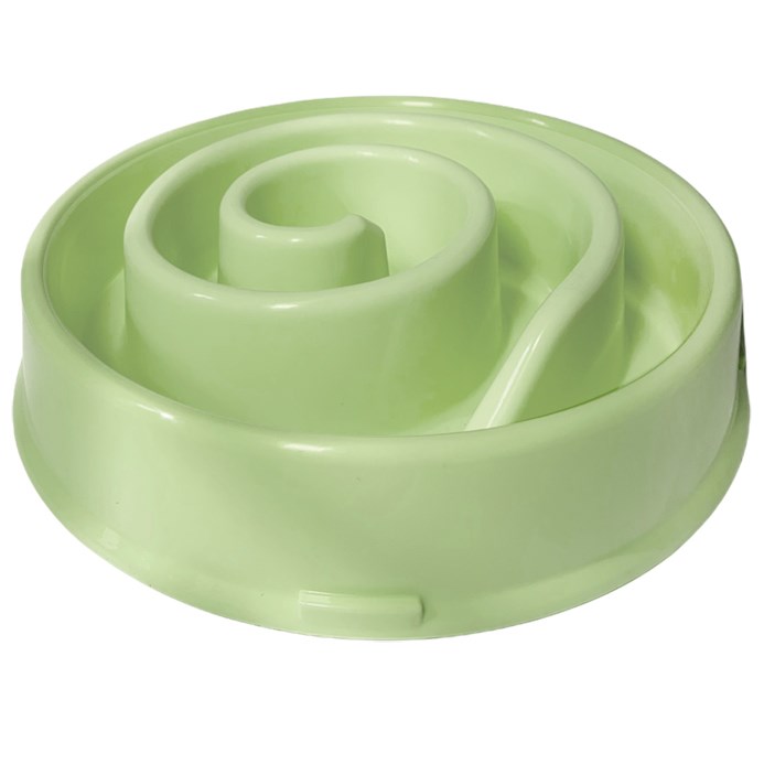 Happy Hunting Slow Feeder Pet Bowl - Green