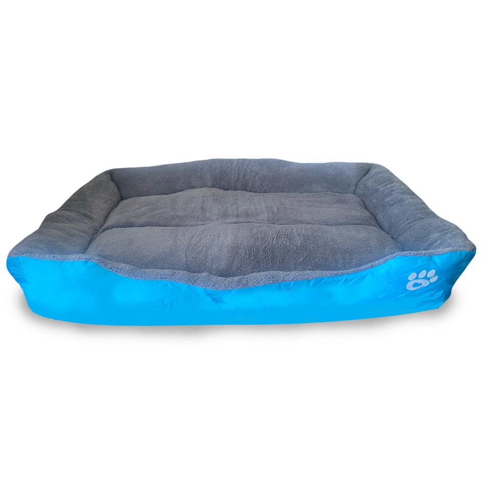 Plush Pet Sofa Bed - 3XL - 100 x 76 cm- 1700g / Blue