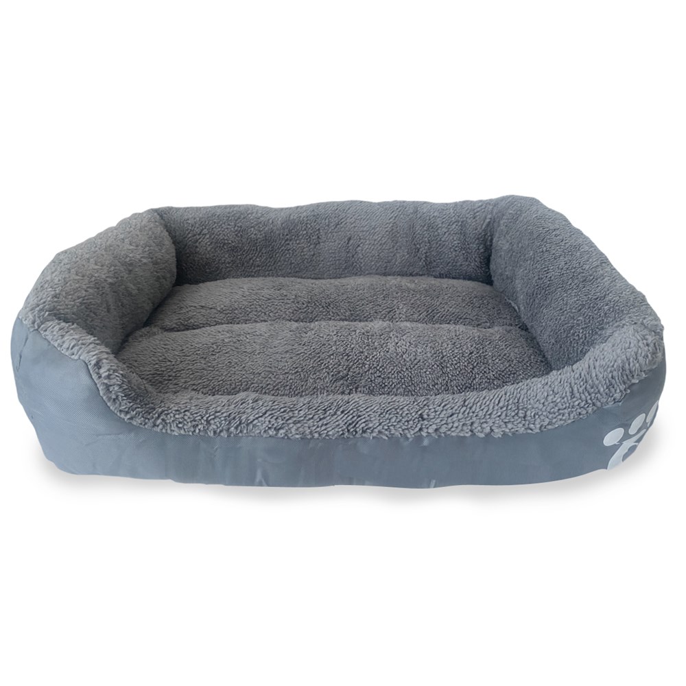 Plush Pet Sofa Bed - S - 37 x 29 cm - 350g / Grey