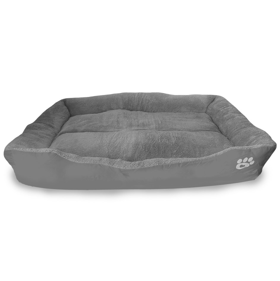Plush Pet Sofa Bed - 3XL - 100 x 76 cm- 1700g / Grey