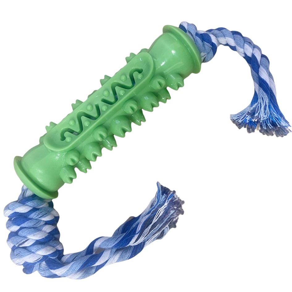 Dog Toothbrush - Serrated Molar Stick - Green