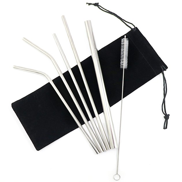 Straw Set - 6 Piece in Pouch
