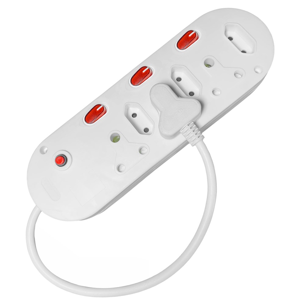 Selectrix - 6 Way Multiplug With 3 X 16A + 3 X 5A 2 Pin Sockets + 3 Switches - (SC 14C)
