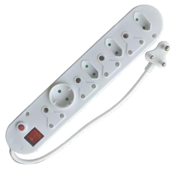 Selectrix - 8 Way Multiplug With 4 X 16A + 3 X 5A 2 Pin + 1 Round Socket - (SC 27)