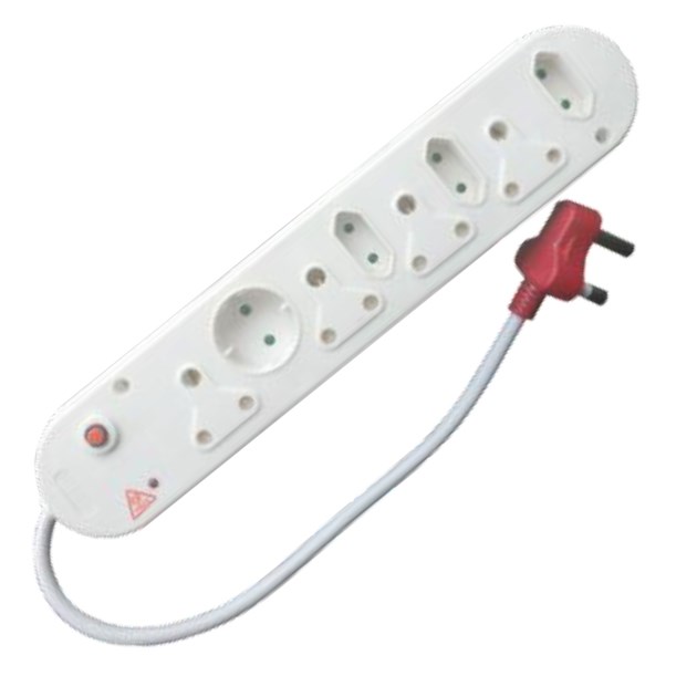Selectrix - 8 Way Multiplug With 4 X 16A + 3 X 5A 2 Pin + 1 Round Socket - (SC 28)