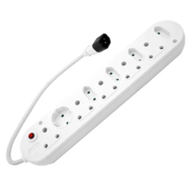 Selectrix - 10 Way Multiplug With 5 X 16A + 4 X 5A 2 Pin + 1 Round Socket - (SC 12DD)