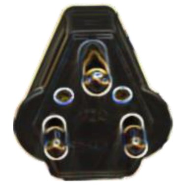 Selectrix - 16A Plug Top - White - Black (SC 49)