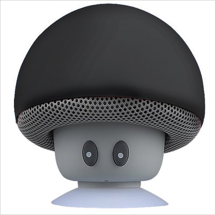 Wireless Mini Mushroom Portable Speaker - Black