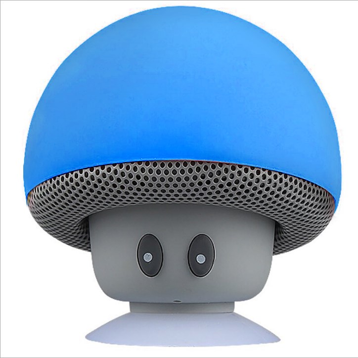 Wireless Mini Mushroom Portable Speaker - Blue