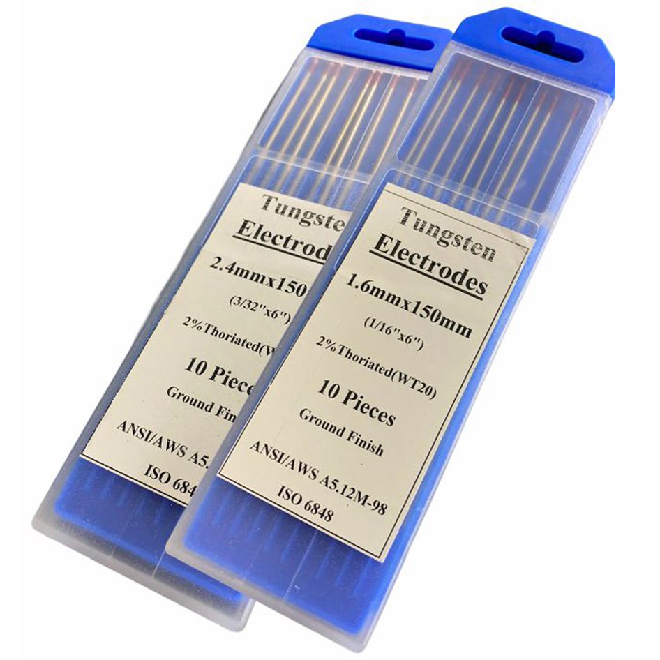 Tungsten Electrodes - For Mild Steel - 10 Pack - Click to Choose - 1.6mm Diameter / Aluminium / White Tip