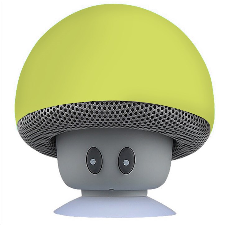 Wireless Mini Mushroom Portable Speaker - Yellow