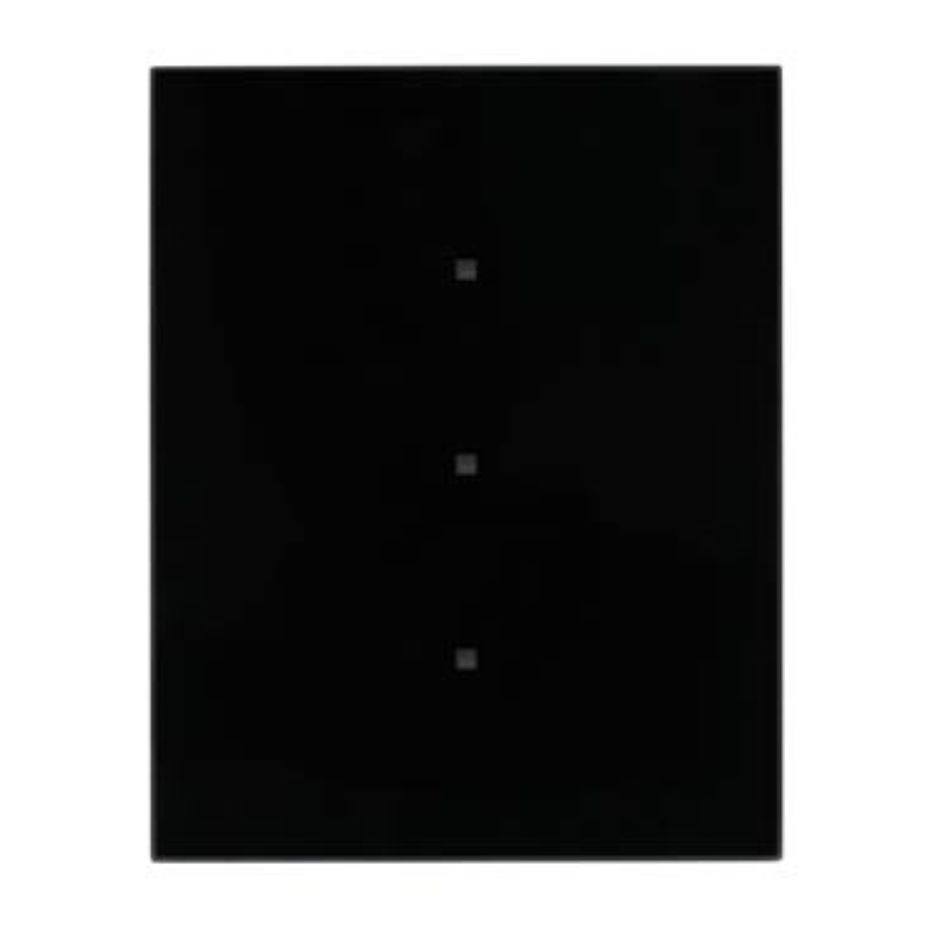 TIS Panel - Venera - 3 Gang - WIFI - Black