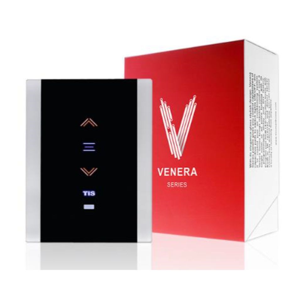 TIS Panel - Venera - 1 Mosfet Dimmer - Black - WIFI