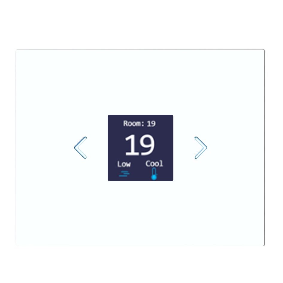 TIS Panel - Venera Wall Thermostat - 3 Relay - White - WIFI