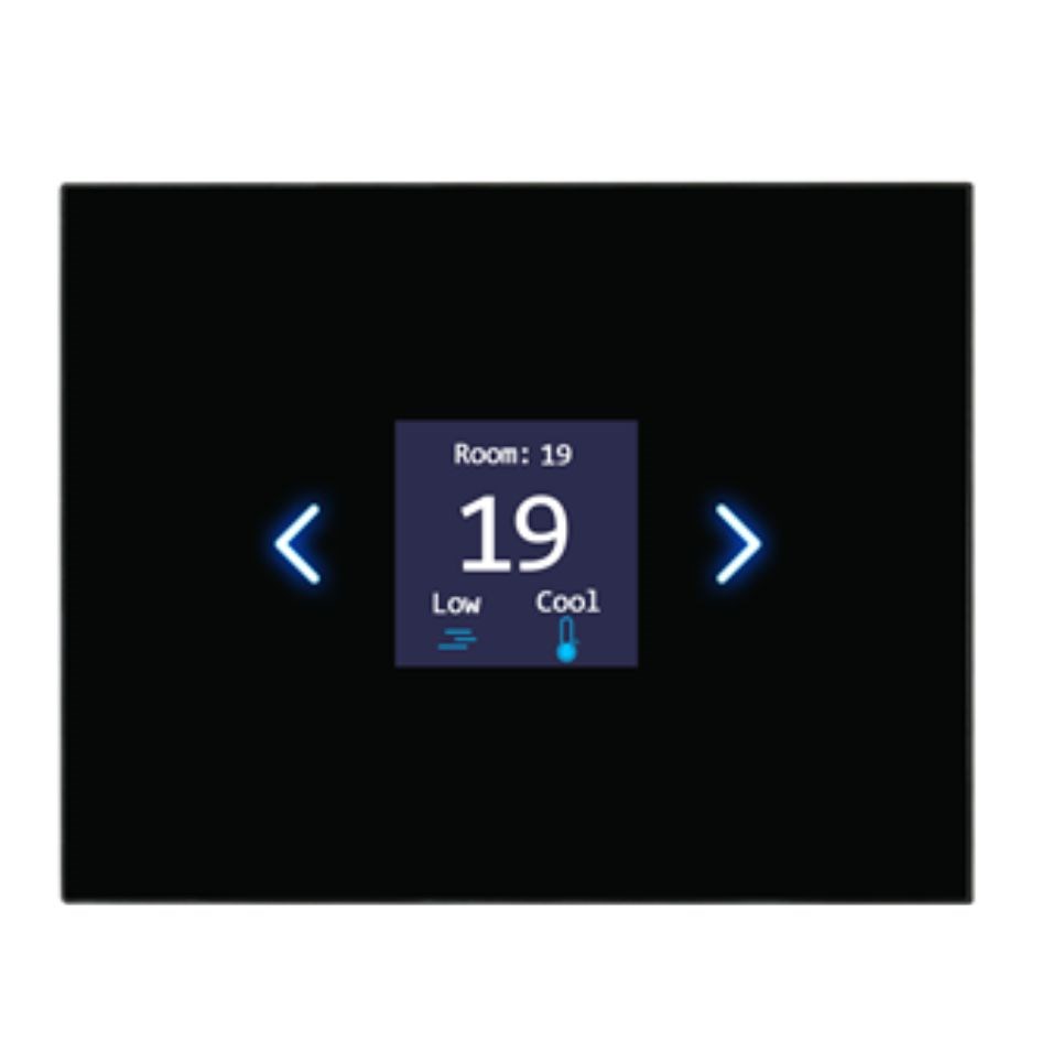 TIS Panel - Venera Wall Thermostat - 5 Relay - Black - WIFI