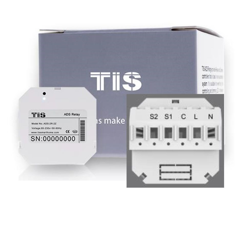 TIS - ADS Controller - 2 Relay - WIFI (ADS-2R-2Z)