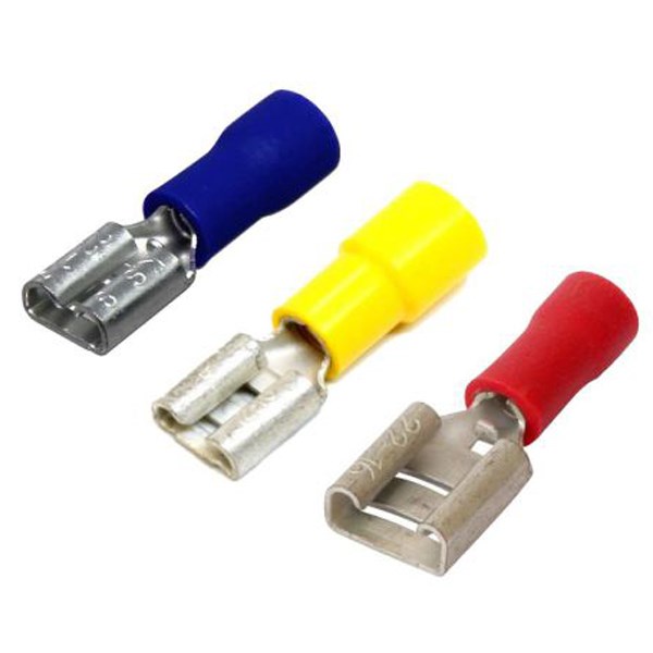 Pre-Insulated Disconnect Female Terminals (FD-FDD) - 1.5mm-2.5mm / 6.4mm / 10 Pack