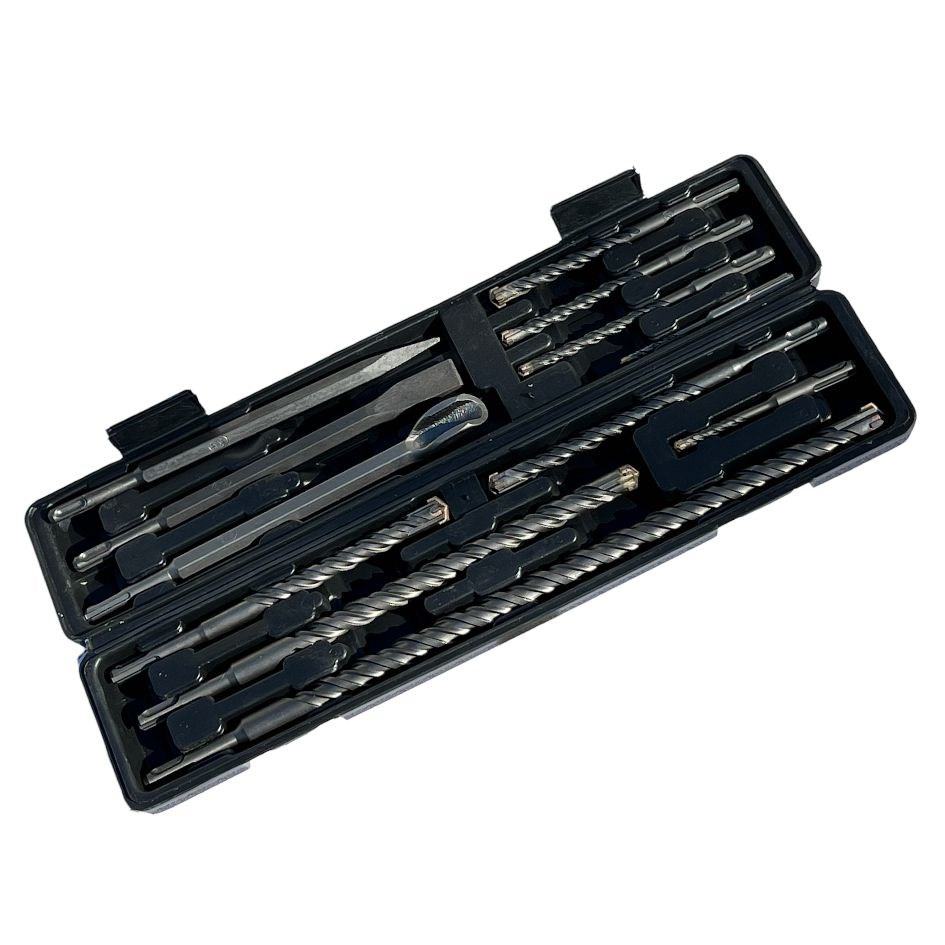 Morgan - 12 Piece Quad Tip SDS Plus Drill and Chisel Set