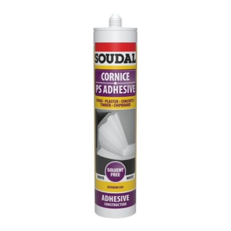 Soudal - 280mL Cornice Polystyrene PS Adhesive 28A