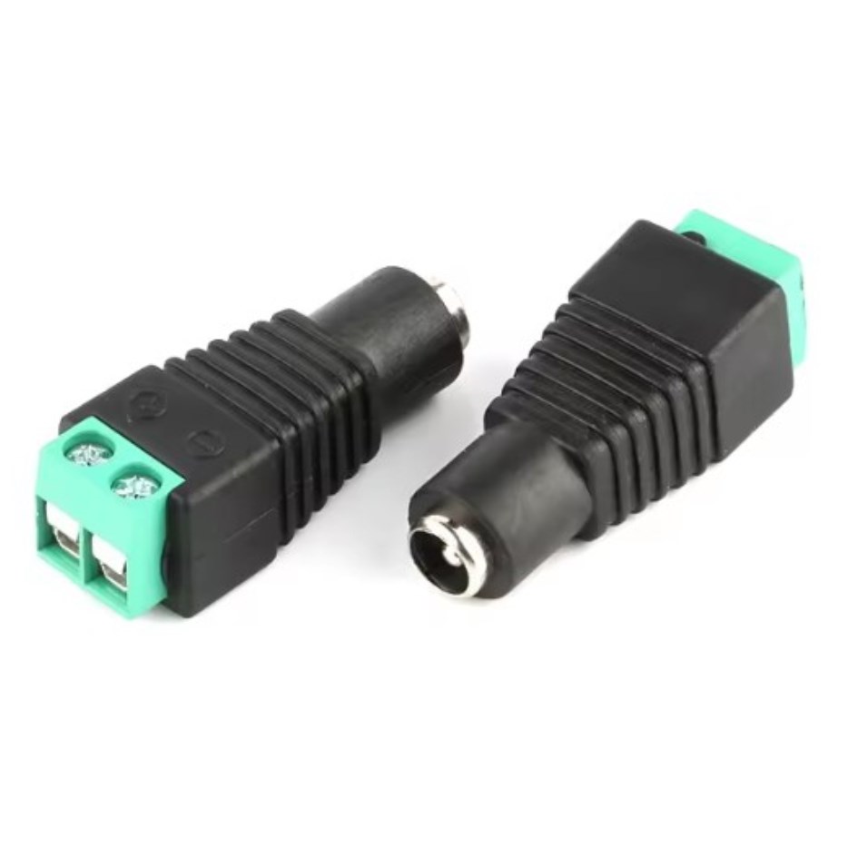 DC Female Socket - 2.1mm x 5.5mm - Terminal End